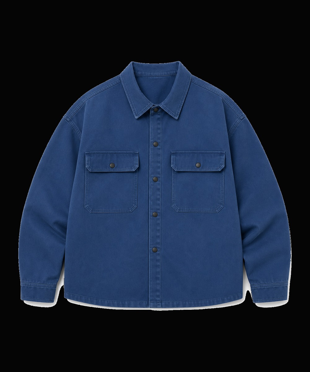 Blue Signal Overshirt