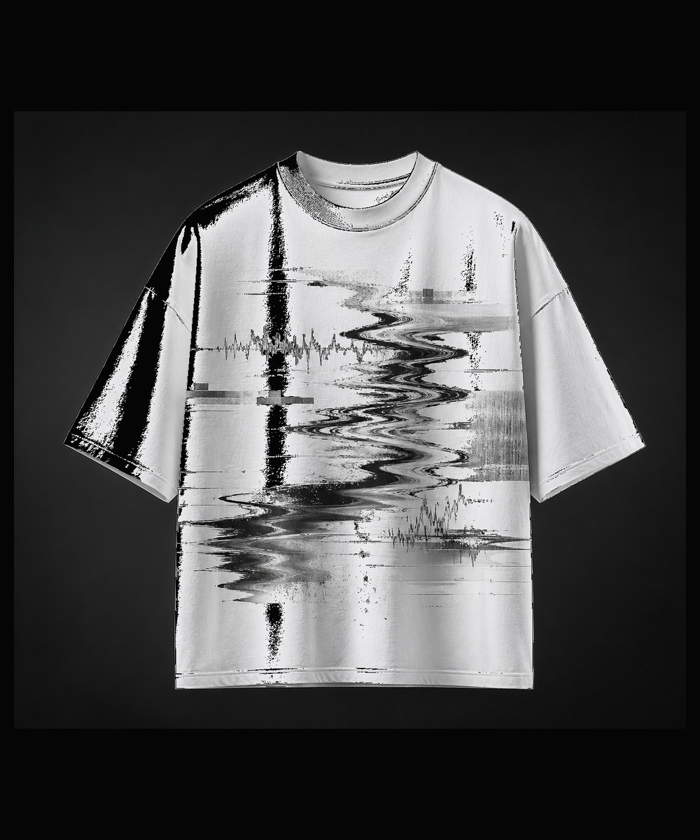 White Static Tee